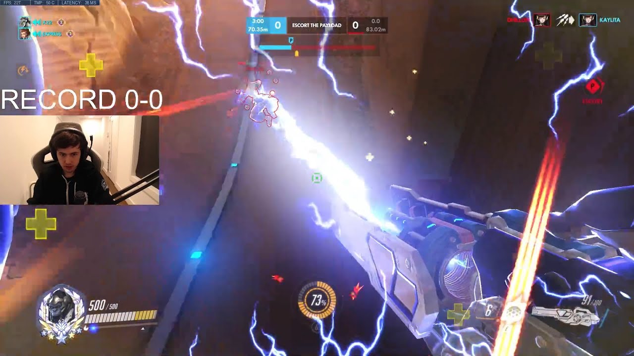 SUPER INSANE NANO WINSTON + JAY3! GAMEPLAY OVERWATCH SEASON 33 TOP 500