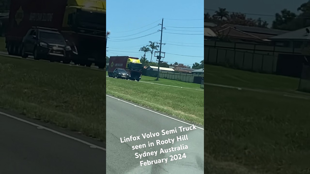 Volvo Truck Linfox seen in Rooty Hill Sydney Australia 