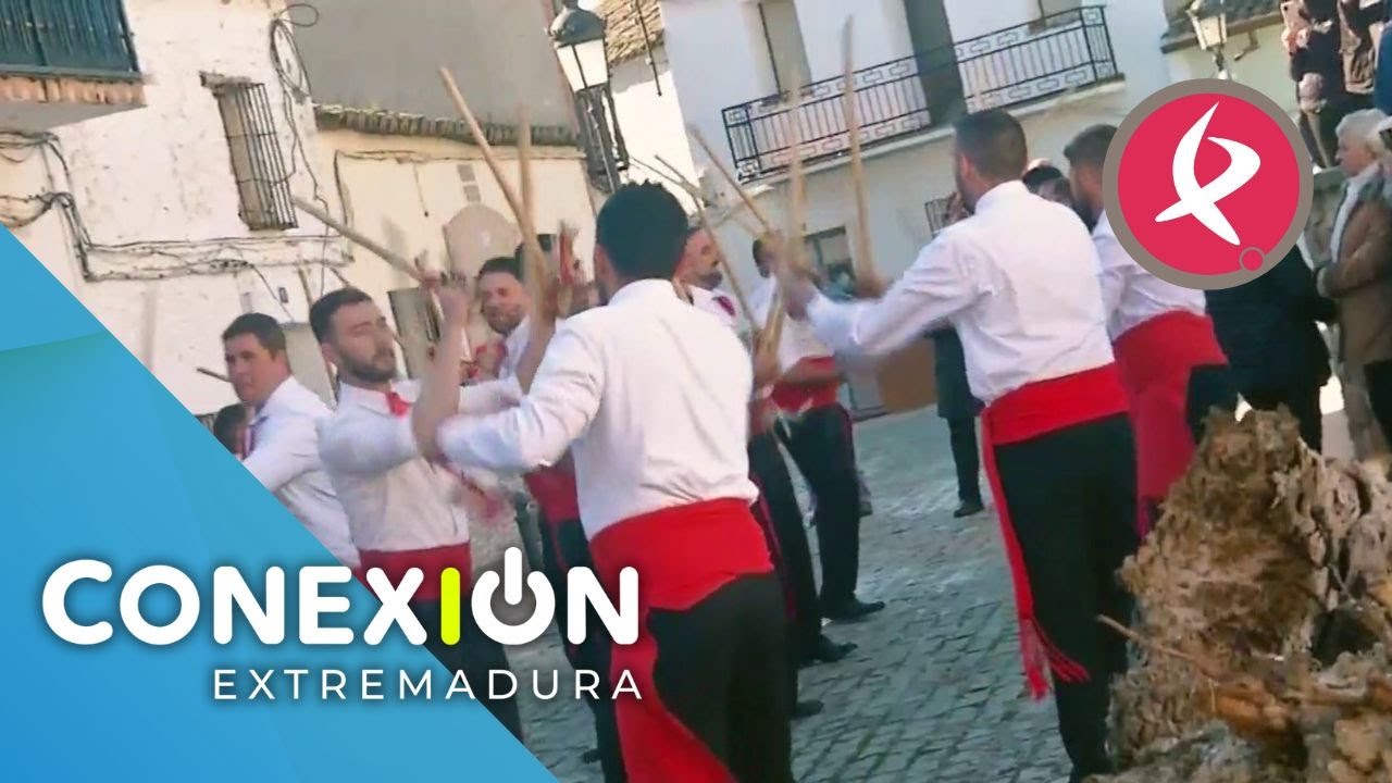 San Blas procesiona a ritmo de danzaores en Garbayuela | Conexión Extremadura