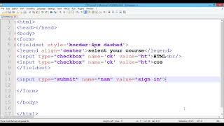 HTML Forms Part -3