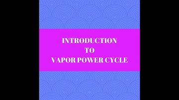 Simple Ideal Rankine Cycle