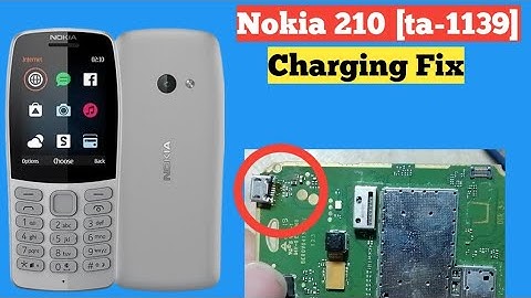 Nokia 210 [ta-1139] Charging Problem Solution | Charging ways all Nokoa mobile charging Fix