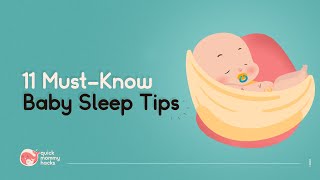 NEWBORN SLEEPING TIPS AND PATTERNS | Quick Mommy Hacks