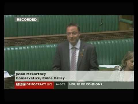 House of Commons Debate - Jason McCartney - 14th O...