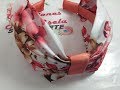 turbante diadema super facil VIDEO No.765 Creaciones Rosa Isela