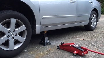 How To Replace Front Stabilizer Sway Bar Link Rod on 2007-2012 Nissan Altima