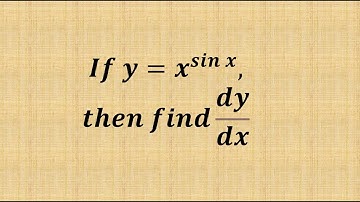 𝒊𝒇 𝑦=𝑥^sin⁡𝒙, th𝒆𝒏 𝒇𝒊𝒏𝒅 dy/dx ⁡| jee mains important derivatives |class 11&12 derivatives| maths