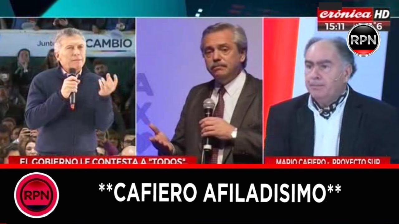 Mario Cafiero habló de un posible fraude electoral y enciende todas las alarmas video phone beyonce mp3