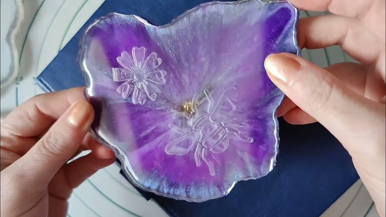 Etching in epoxy resin with body butter daniel..cooper technique 