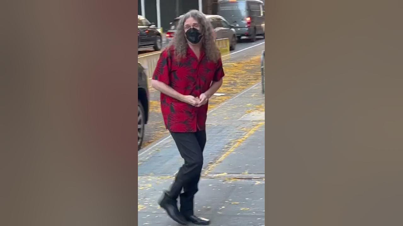 Still Weird: Weird Al Yankovic Spotted at The View in NYC #weirdal