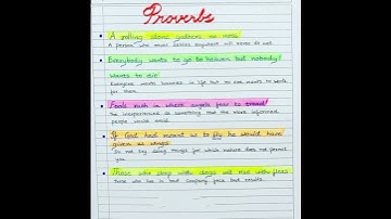 Spoken English #Grammar #Proverbs!