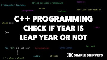 Program C++ untuk Memeriksa Kondisi Tahun Kabisat | Tutorial Pemrograman C++ untuk Pemula