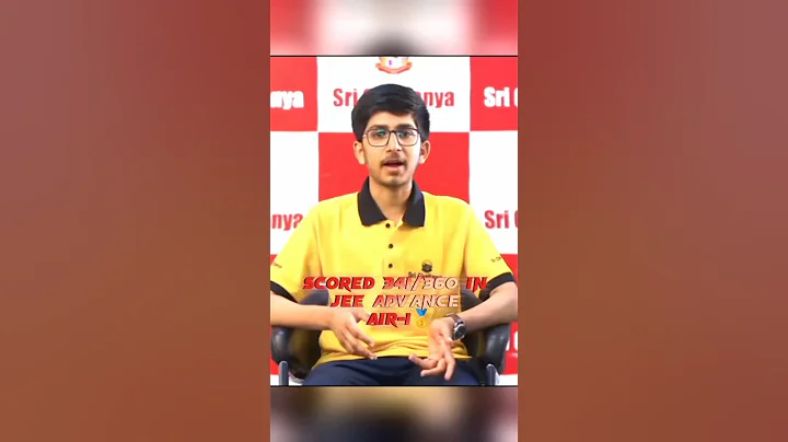 AIR-1 Jee Advance 2023 #iit #iitmotivation #iitjee #jee #shorts #viral