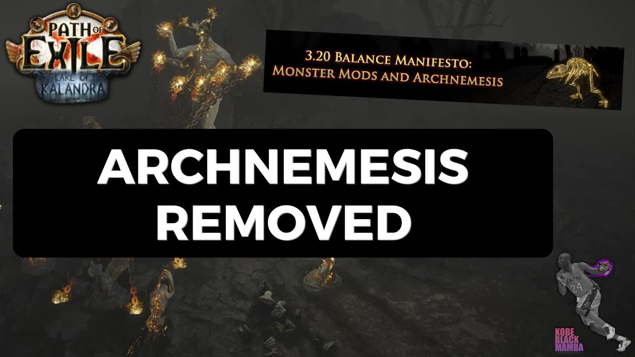 [PoE 3.20] THIS MANIFESTO SAVED PoE - Archnemesis and Loot Goblins Removed