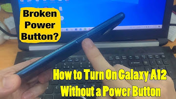 How to Turn On Galaxy A12 Without a Power Button / Broken Power Button