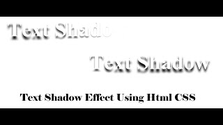 how to make text shadow animation effect #html #css