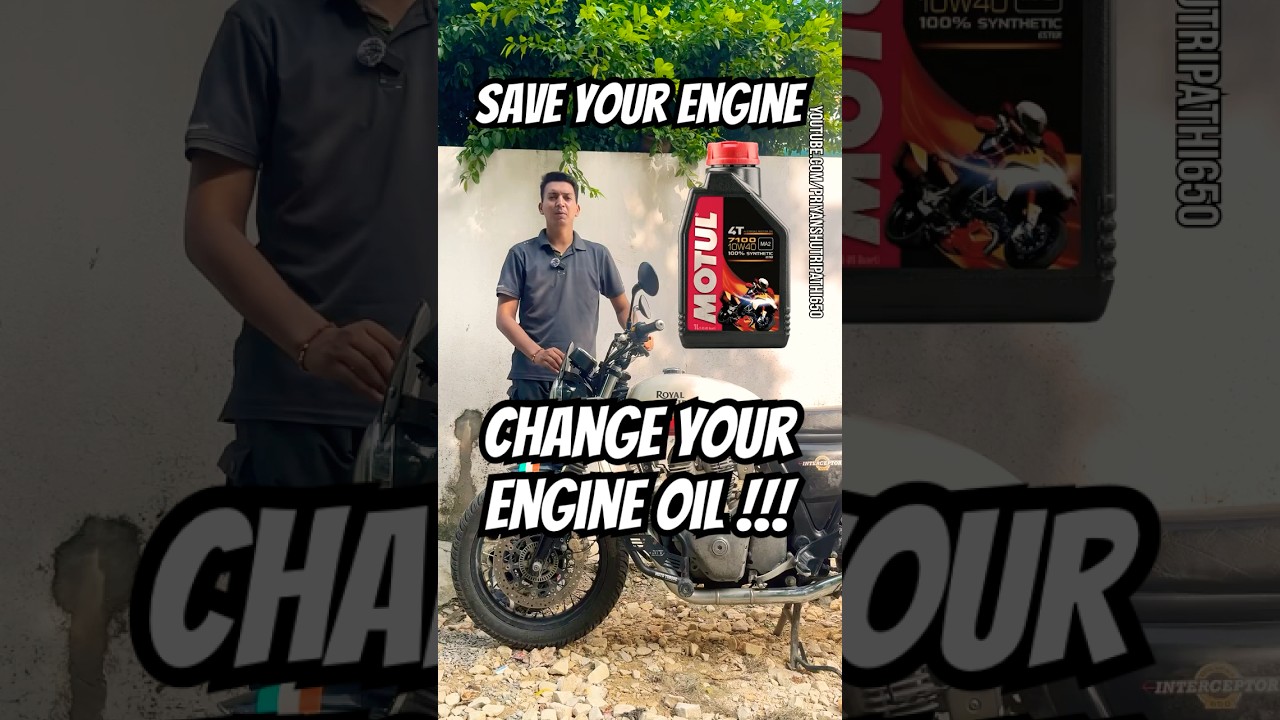 ✅When Should You Change Engine Oil in ur Bike? 🔥 