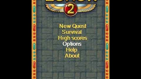 Luxor 2 Java Main Menu (Version 1)