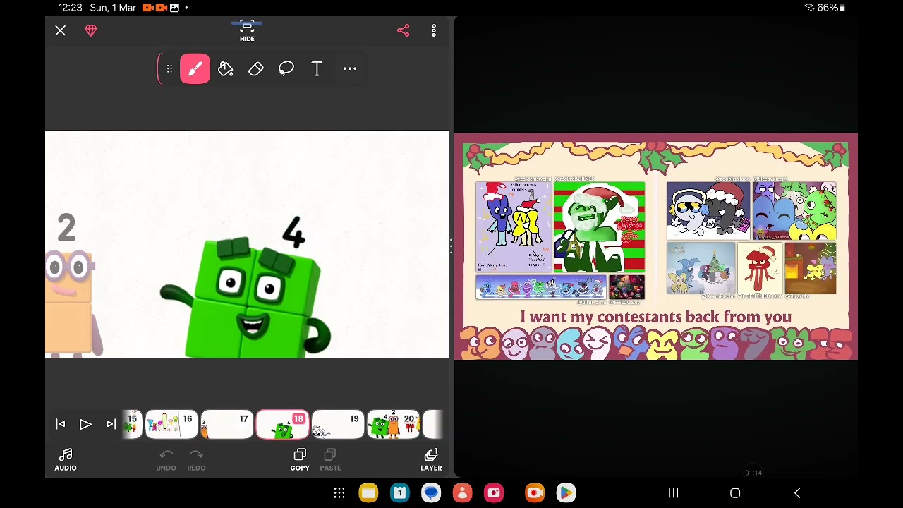 Counting by crismistmas by numberblocks