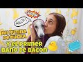 RUTINA DE DUCHA Y... ¡BAÑO A BACON POR PRIMERA VEZ! | Fashion Diaries