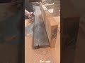 木製板の固定切断工程