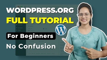 Wordpress.org Tutorial for Beginners 2025 || Wordpress.org Vs WordPress.com