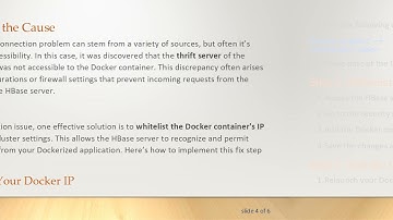 Fixing the Docker Container Connection Issue with Remote HBase