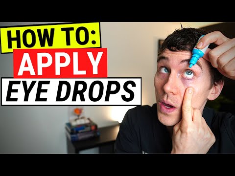 How to Use Eye Drops PROPERLY! - Eye Drop