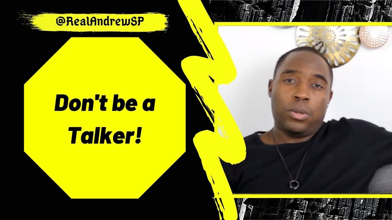Don t Be A Talker Inspirational Speeches Andrew SP YouTube