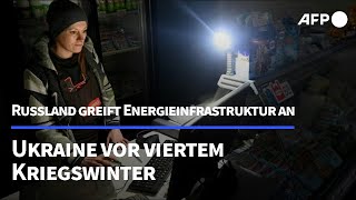 Kalt und dunkel: Ukrainer vor viertem Kriegswinter | AFP