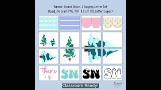 Snowbody Like You Winter Bulletin Board Kit!