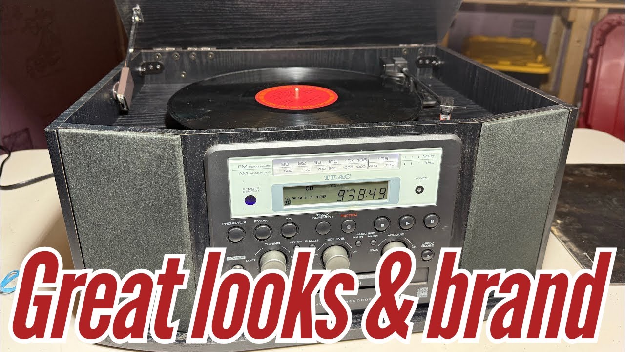 TEAC CDレコーダー CD/カセット/AM/FM/レコード プレーヤー LP-R550USB