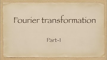 Part-1 CSIR-NET Earth science Fourier Transformation Problem