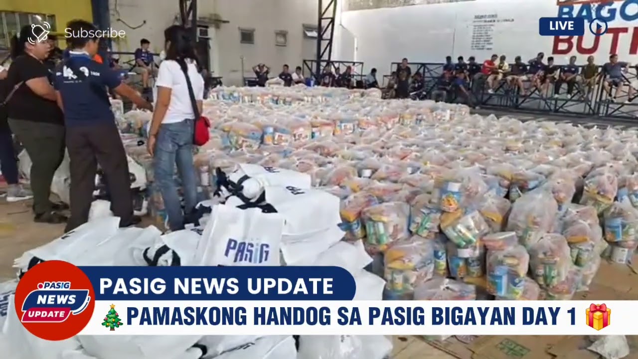 🎄PAMASKONG HANDOG sa PASIG CITY BIGAYAN NA! Abangan sa Inyong Barangay!