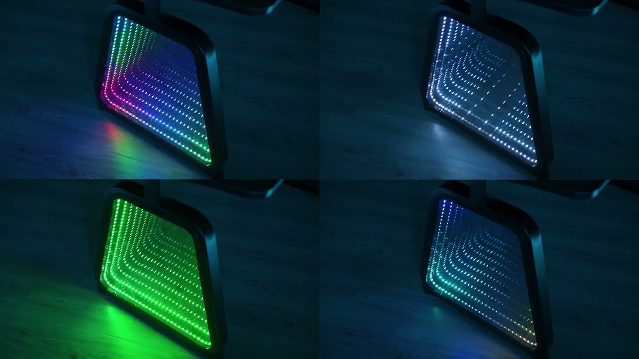 脚が光るゲーミングデスク　決まりました 脚がド派手に光る！ RGB発光するゲーミングデスクやチェアがサンコー