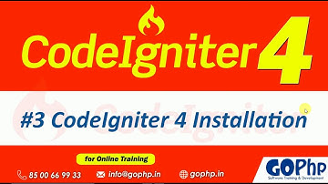 #03 CodeIgniter 4 Installation