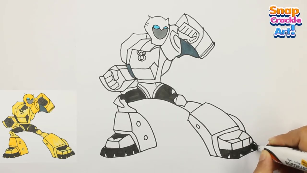 How To Draw Bumblebee Step By Step |Transformers - YouTube