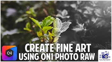 Create Fine Art out of your photos using ON1 Photo Raw