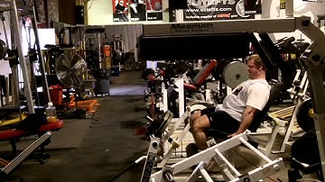Elitefts.com - John Meadows super sets Leg Extensions with Leg Presses