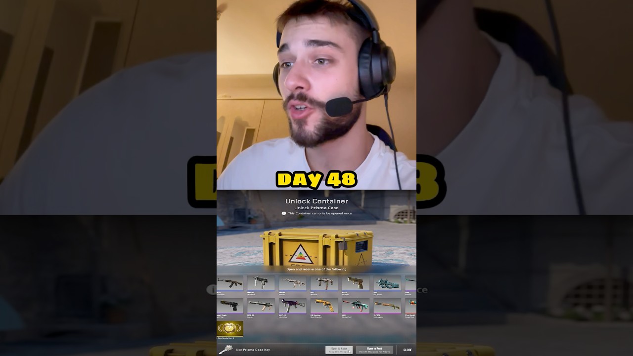 ОТКРЫВАЮ ПО 1 КЕЙСУ КАЖДЫЙ ДЕНЬ, ПОКА НЕ ПОЛУЧУ ЗОЛОТОЙ день 48 