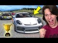 GANHEI R$1.000.000 em uma CORRIDA com a MINHA NOVA PORSCHE!!