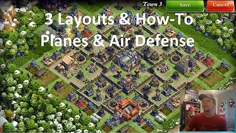 DomiNations - How to Planes & Air D - 3 Base Layouts - Forum Chatter
