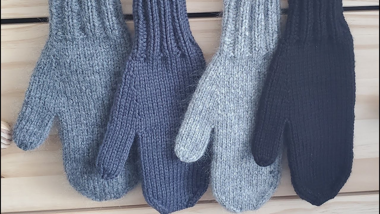 Техника вязания варежек и перчаток