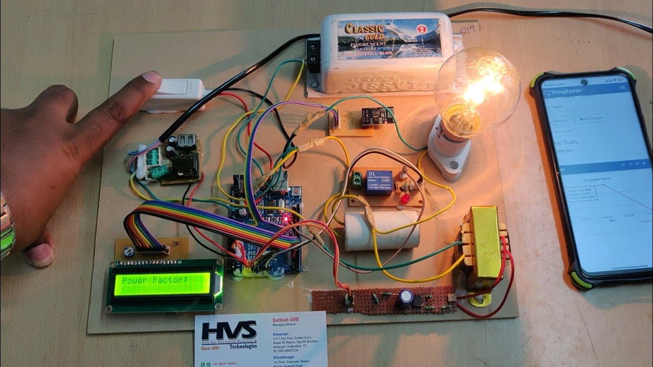 Power Factor monitoring and correction - Thingspeak using Arduino UNO ...