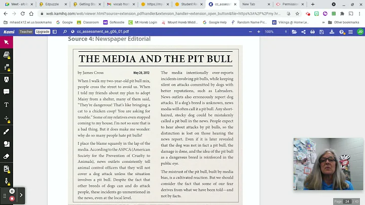 The Media and the Pit Bull
