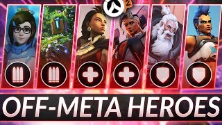 NEW BEST OFF-META HEROES LIST - Rank Up EASILY in Season 10 - Overwatch 2 Meta Guide