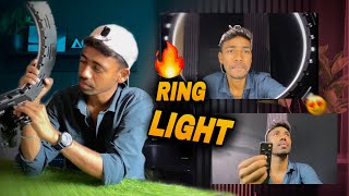 New ring light Unboxing & review 😂😂 ring light for YouTube video Instagram video shoot 🔥🔥 2026