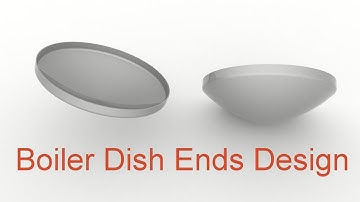 Boiler Dish End Design In Soildworks #solidworks #skytech #Solidworkstutorialdesign