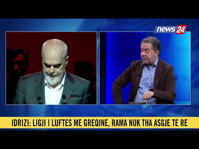 Çështja çame dhe ligji i luftës, Idrizi: Rama nuk tha asgjë të re, por për herë të parë...