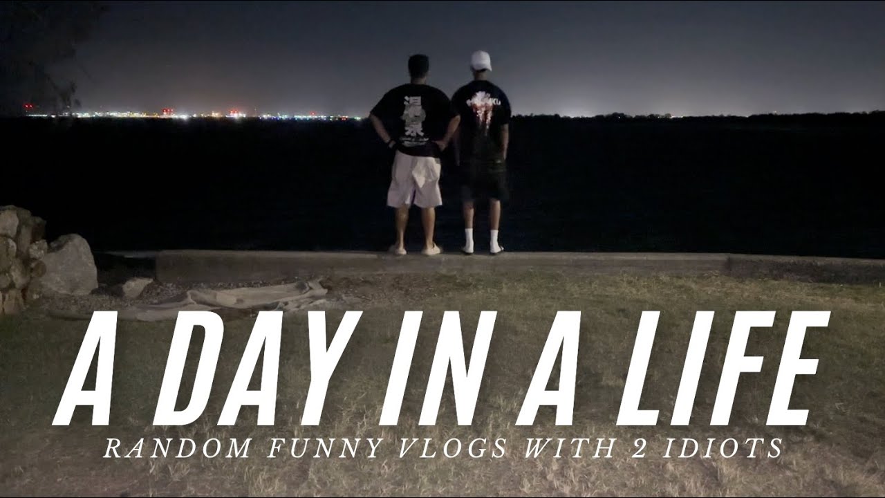 a really random funny Vlog with 2 idiots